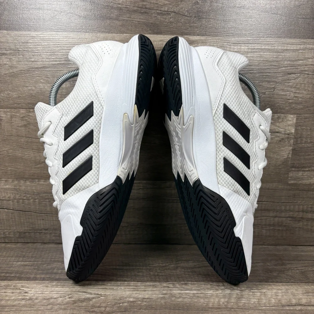 Adidas GameCourt 2 White Black Mens US Size 9.5 EUR 43.3 GW2991 Sneakers